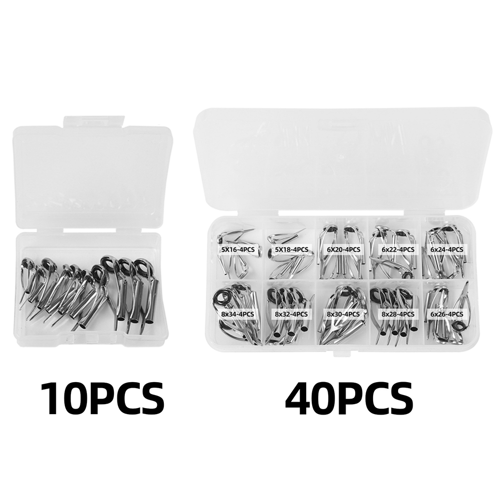 10/40pcs Fishing Rod Guide Rin - Fishing Rod Tip Replacement recensie en prijs