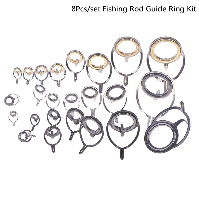 8Pcs Fishing Tackle Stainless  - Fishing Rod Building Kit recensie en prijs