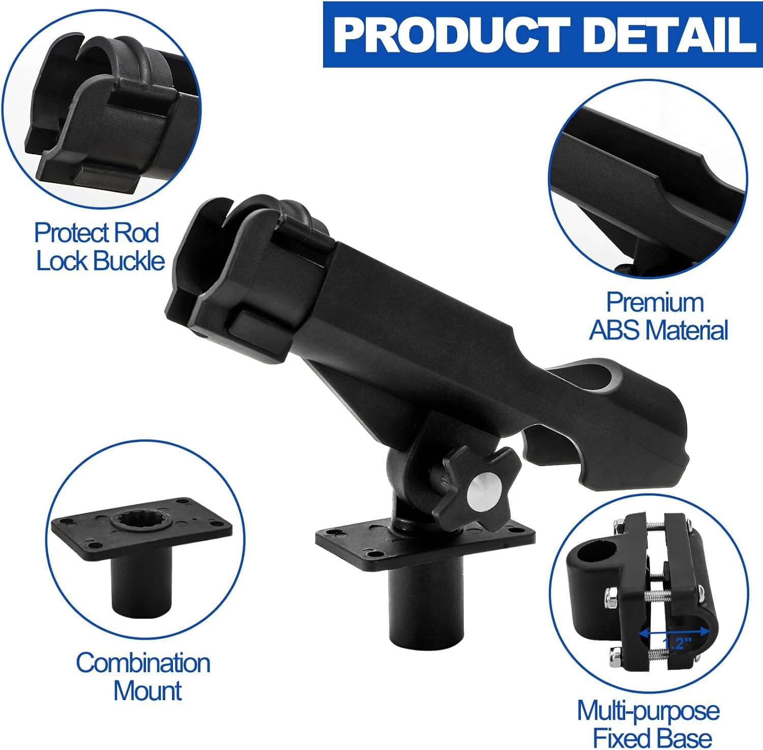 2 Pack Fishing Rod Holder with - Fishing Rod Combo recensie en prijs