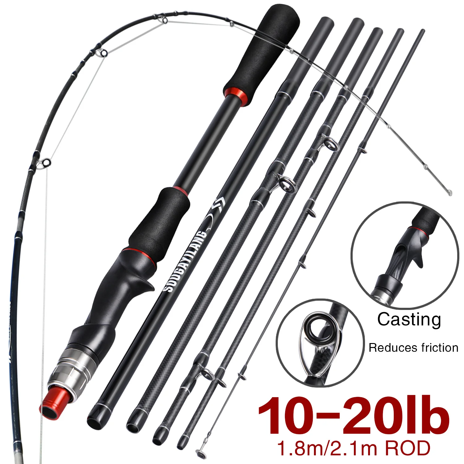 Sougayilang Lure Fishing Rod 1 - Fishing Rod Surf recensie en prijs