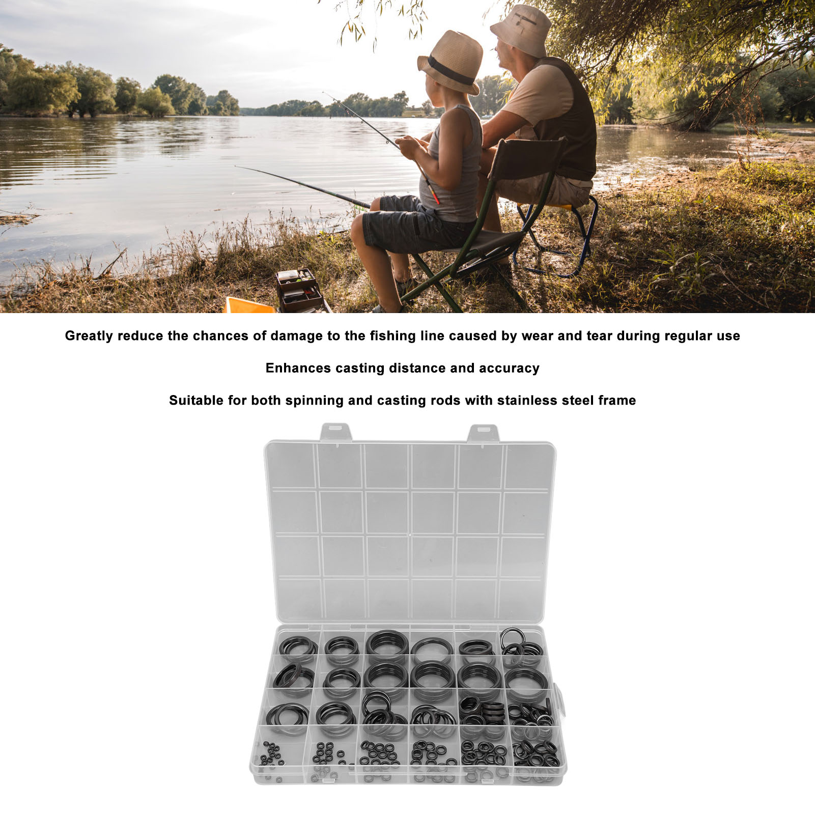 Fishing Rod Guide Repair Kit F - Fishing Rod Building Kit recensie en prijs