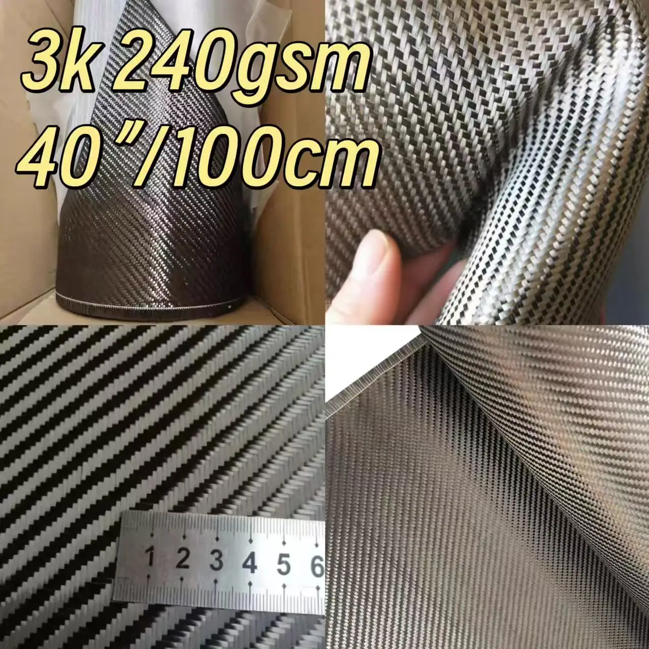 [Grade A+]3K 240gsm Real Carbo - Fishing Rod Carbon Fiber recensie en prijs