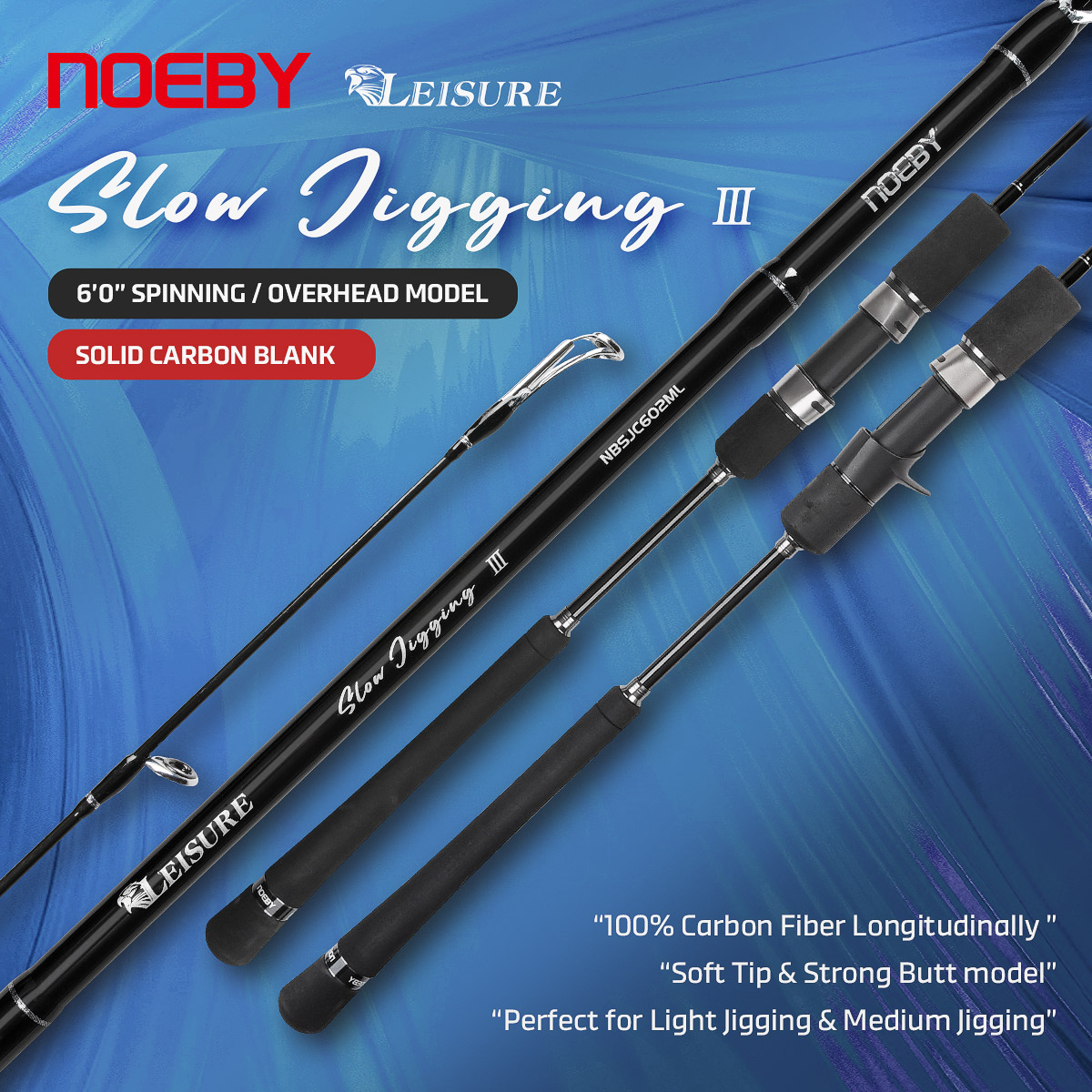 Noeby New Slow Jigging Fishing - Fishing Rod Surf recensie en prijs