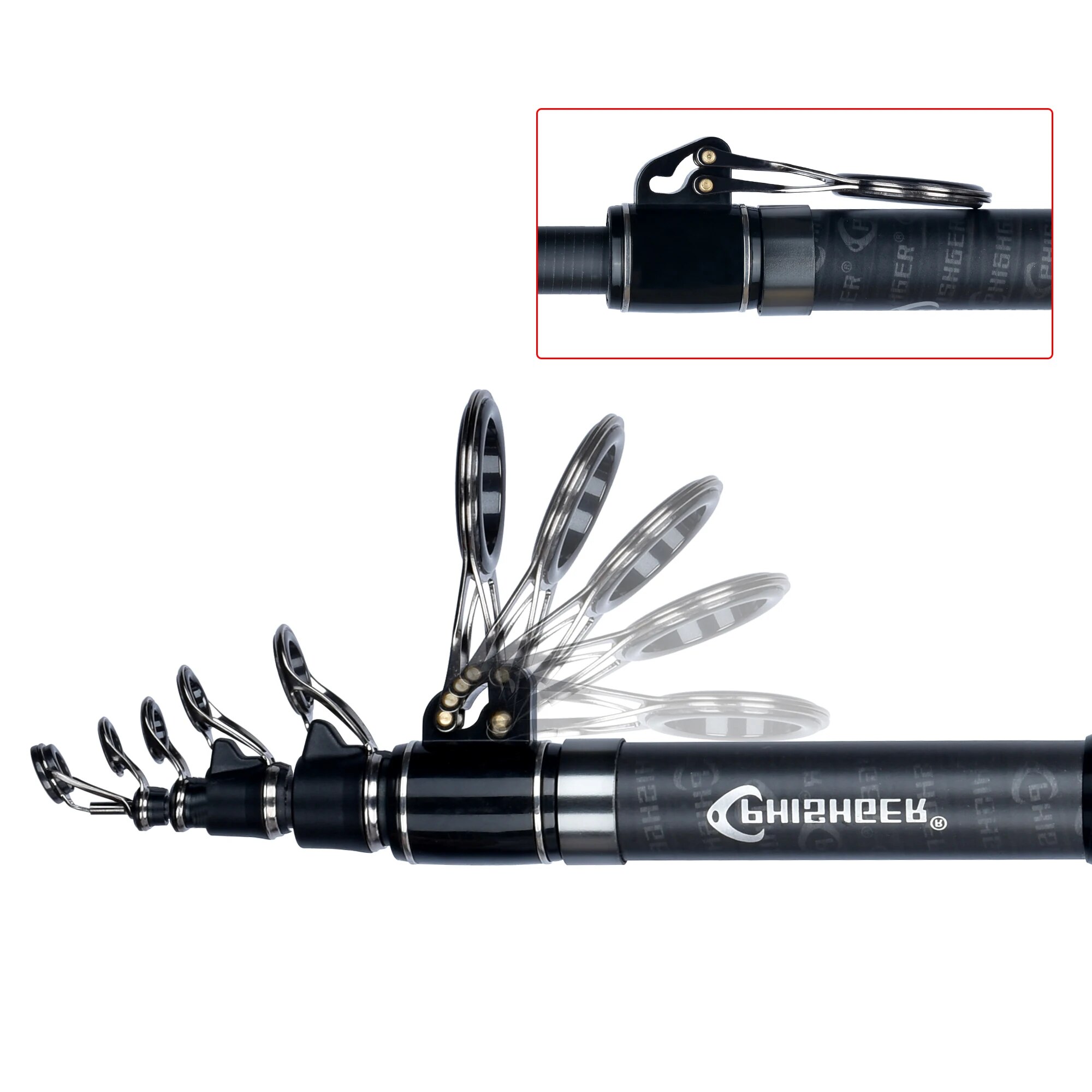 PHISHGER Telescopic Surf Spinn - Fishing Rod Surf recensie en prijs
