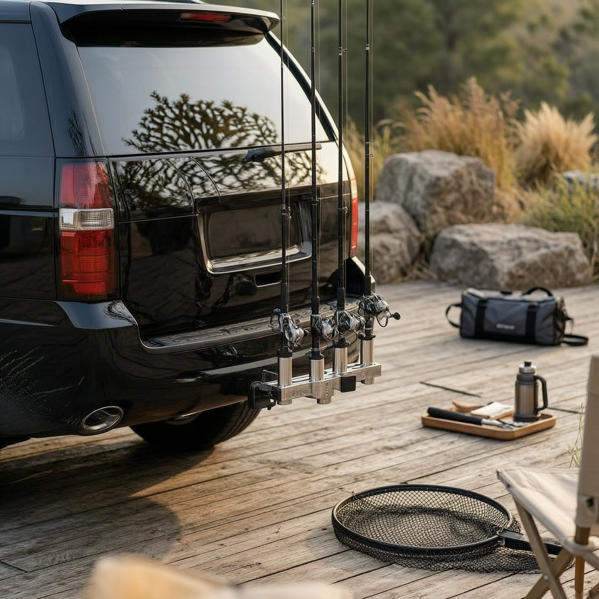 Hitch Fishing Rod Holder Unive - Fishing Rod Rack recensie en prijs