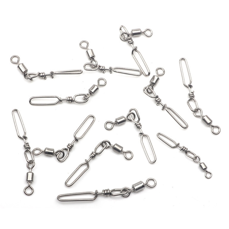 10Pcs Stainless Steel Quick Sn - Fishing Rod Building Kit recensie en prijs