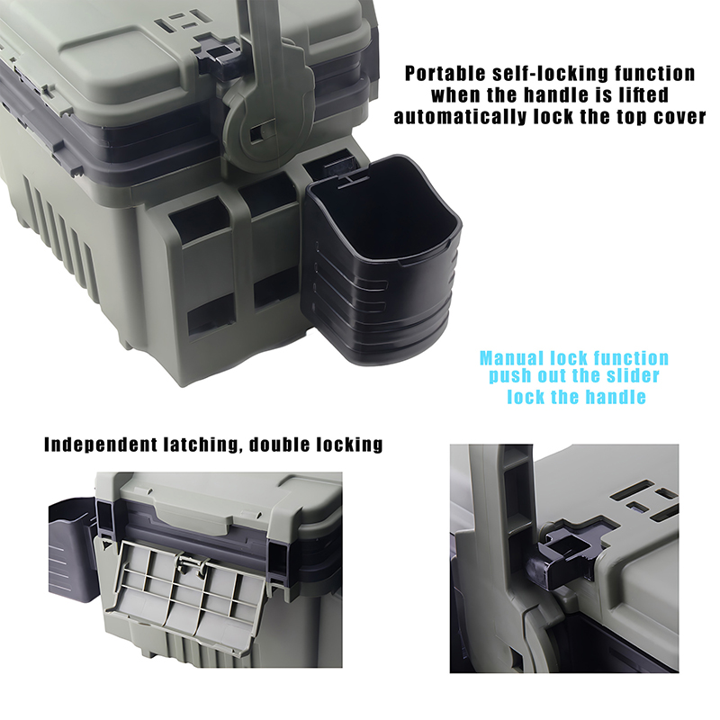 JSFUN Fishing Box Barrel Holde - Fishing Rod Case recensie en prijs