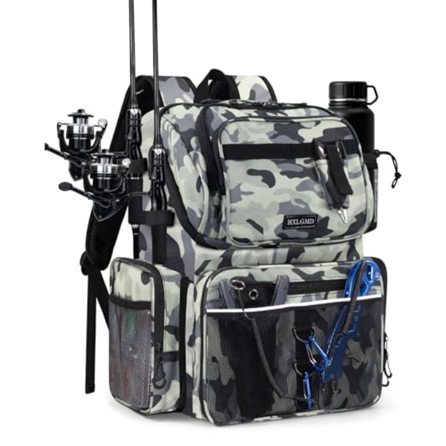 Fishing Backpack with Rod Hold - Fishing Rod Holder recensie en prijs