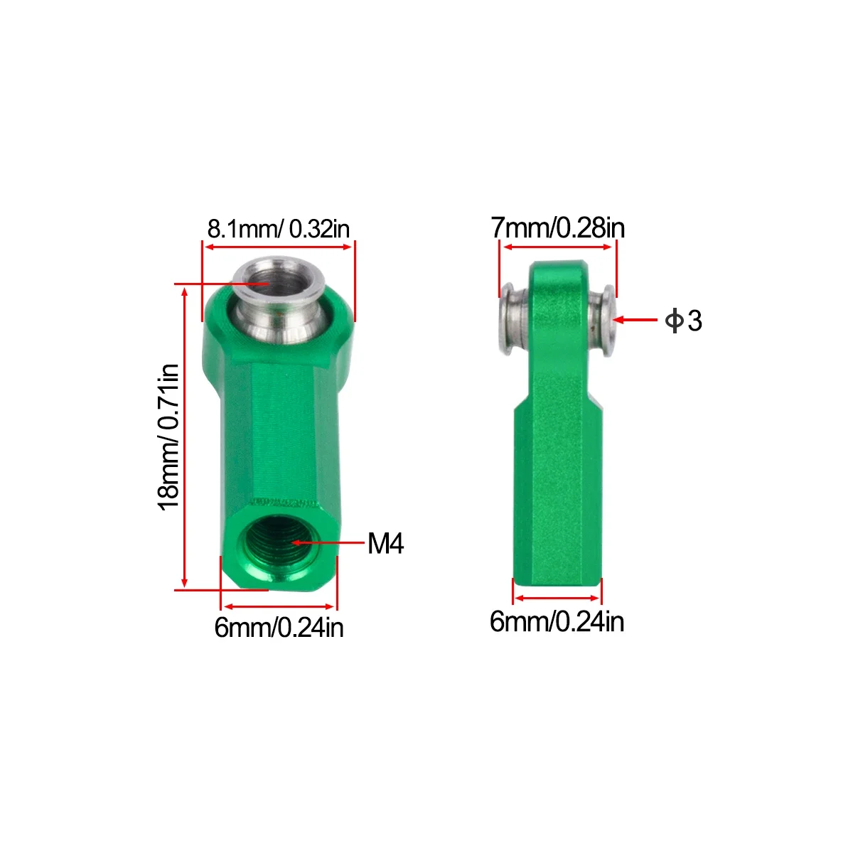 4Pcs M4 Metal Ball Head Holder - Fishing Rod Holder recensie en prijs