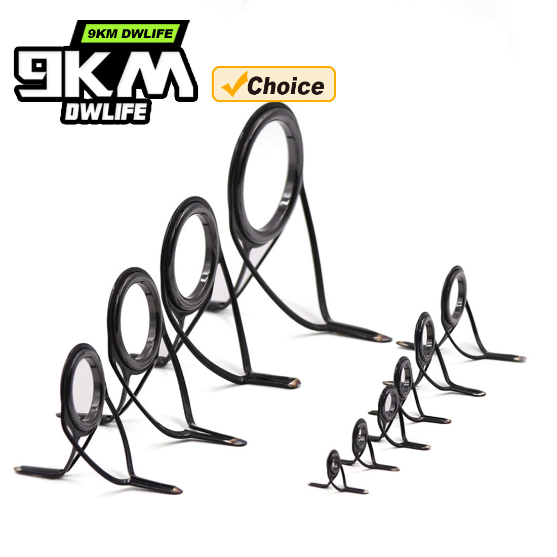 9KM OB Curved Rod Guide Kit 10 - Fishing Rod Building Kit recensie en prijs