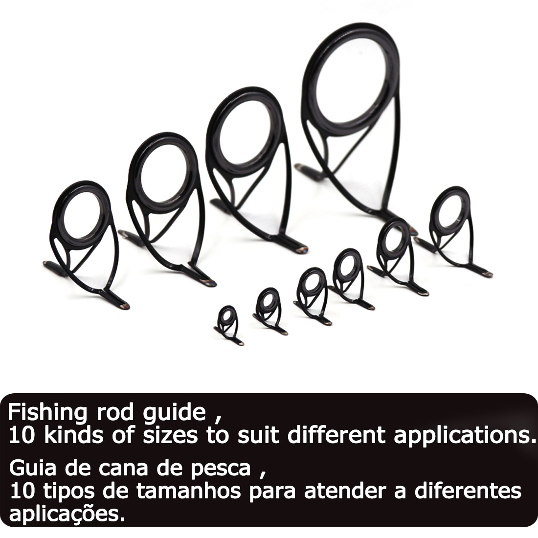 9KM OB Curved Rod Guide Kit 10 - Fishing Rod Building Kit recensie en prijs