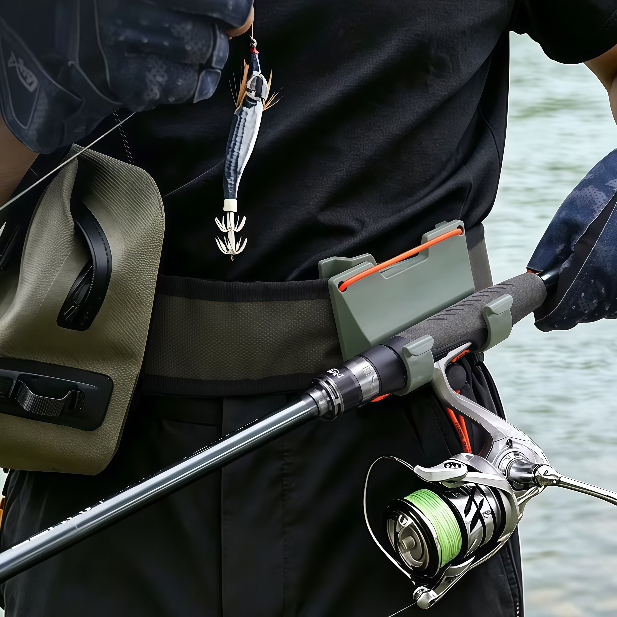 DEUKIO Outdoor Belt Clip Rod H - Fishing Rod Fly recensie en prijs