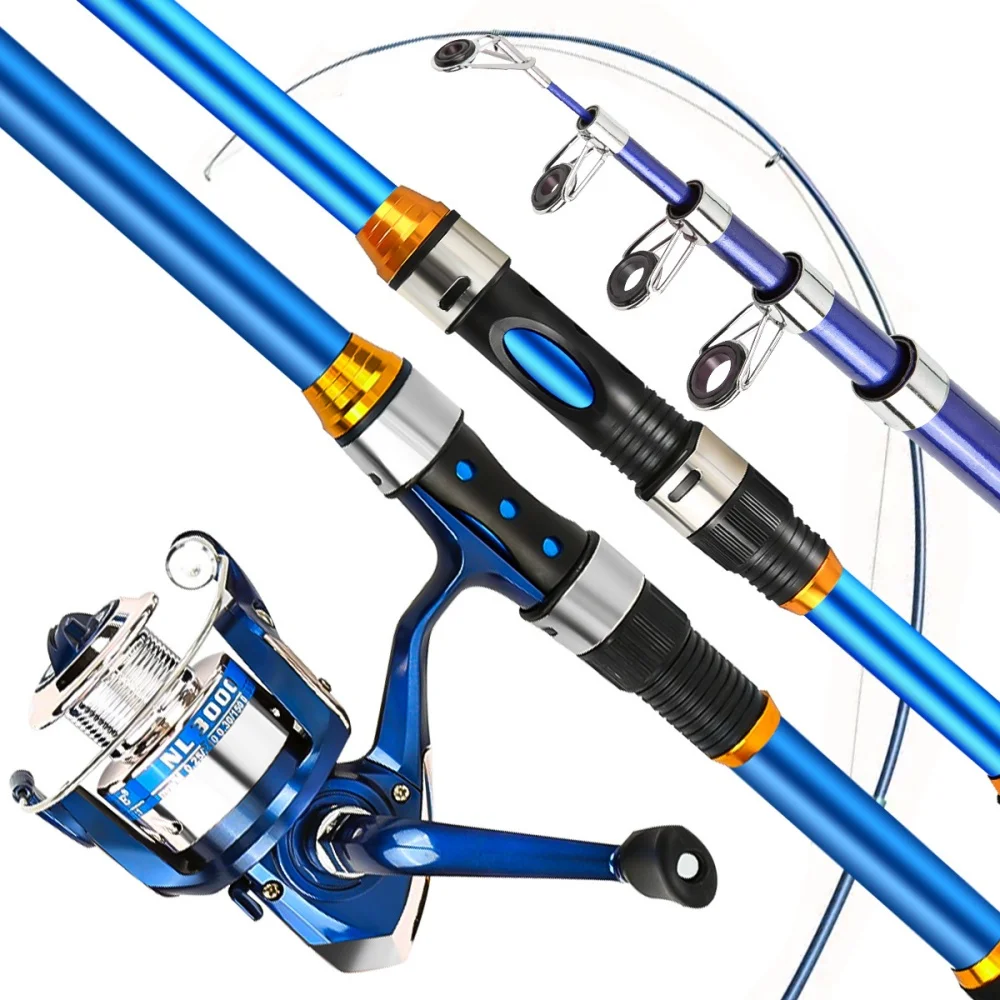 2.1-3.6M Telescopic Glass Fibe - Fishing Rod Spinning recensie en prijs