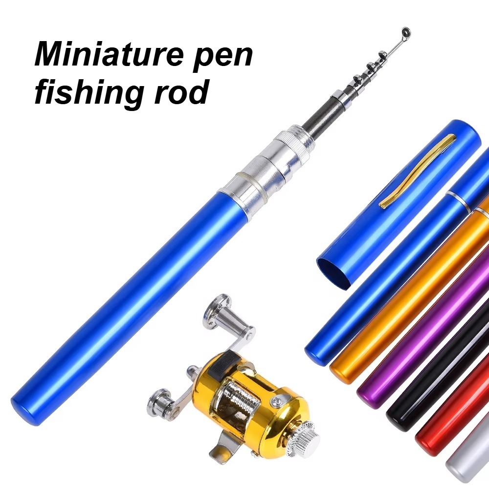Mini portable steel pen fishin - Fishing Rod Case recensie en prijs