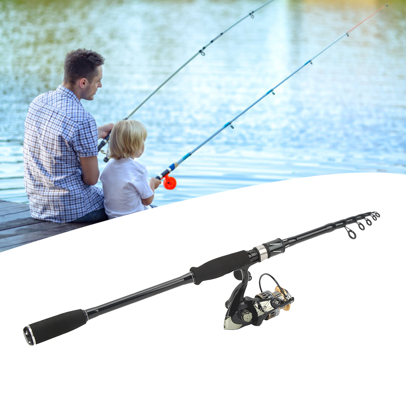 Lure Fishing Rod and Reel Comb - Fishing Rod Carbon Fiber recensie en prijs