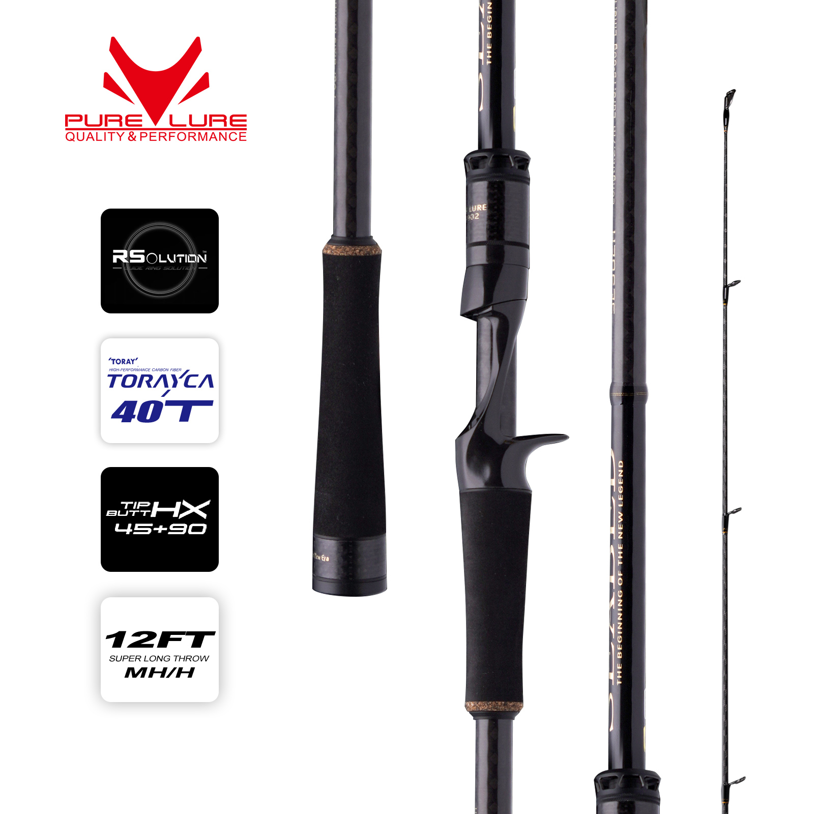 PURELURE SEABED 12FT 3.0m 3.3m - Fishing Rod Surf recensie en prijs