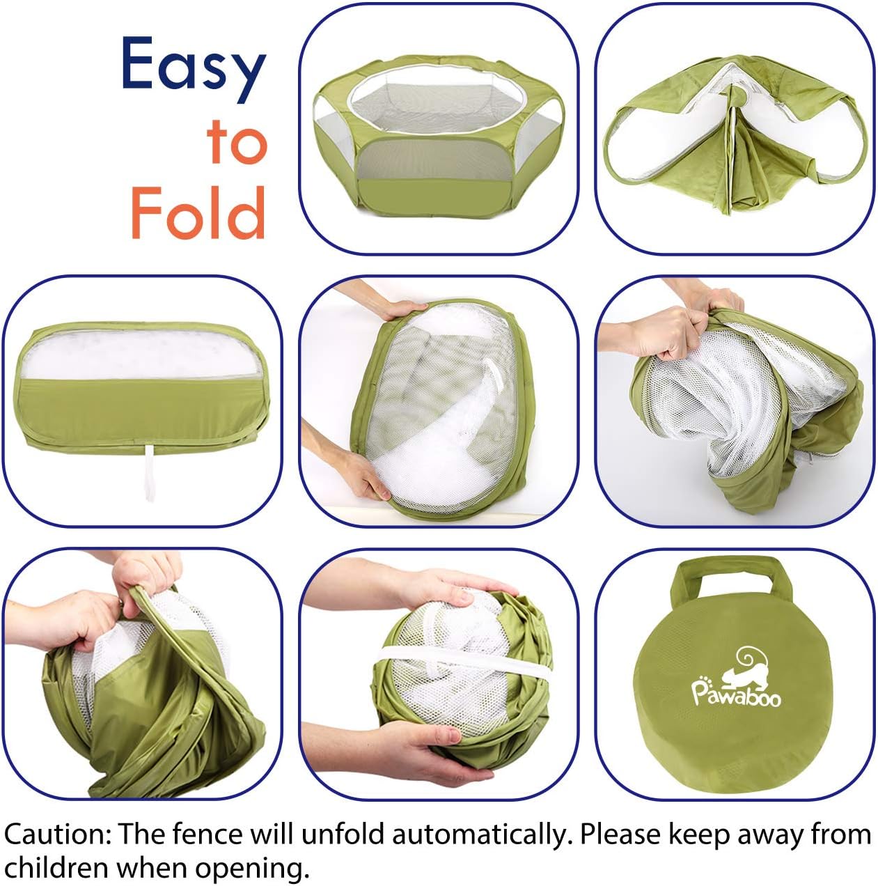Pawaboo Small Animals Playpen  - Fishing Rod Travel recensie en prijs